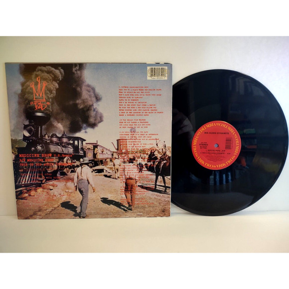 Big Audio Dynamite Medicine Show 12" Vinyl EP Record Electro 1985 US Mix Promo - Picture 2 of 3